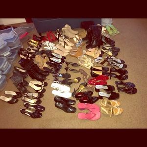 SHOES!  I’m selling 50 pairs of amazing shoes.